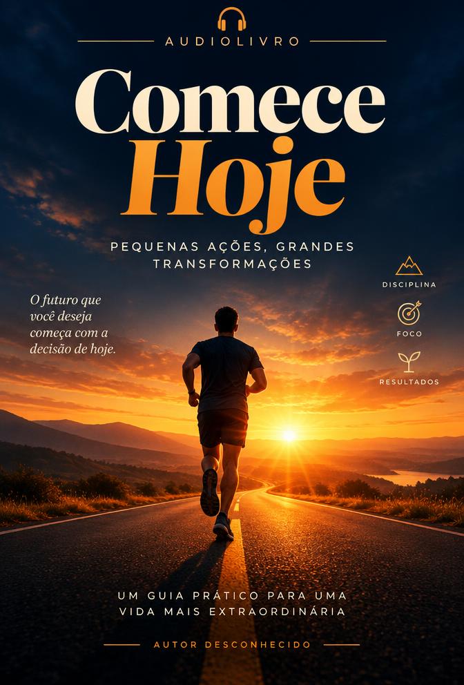 Capa do audiolivro Comece Hoje