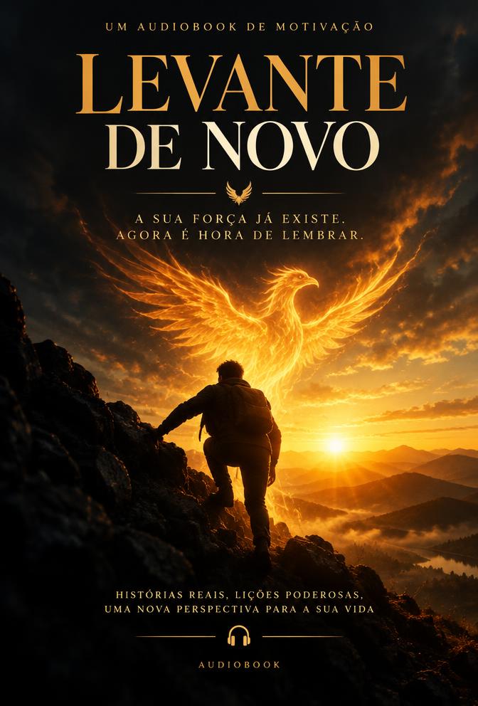 Capa do audiolivro Levante de Novo