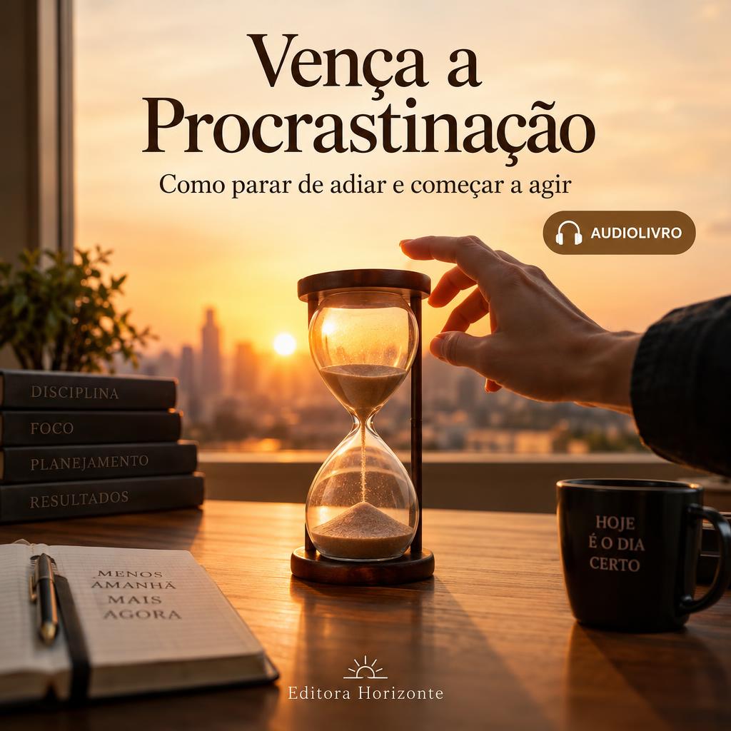 Capa do audiolivro Vença a Procrastinação