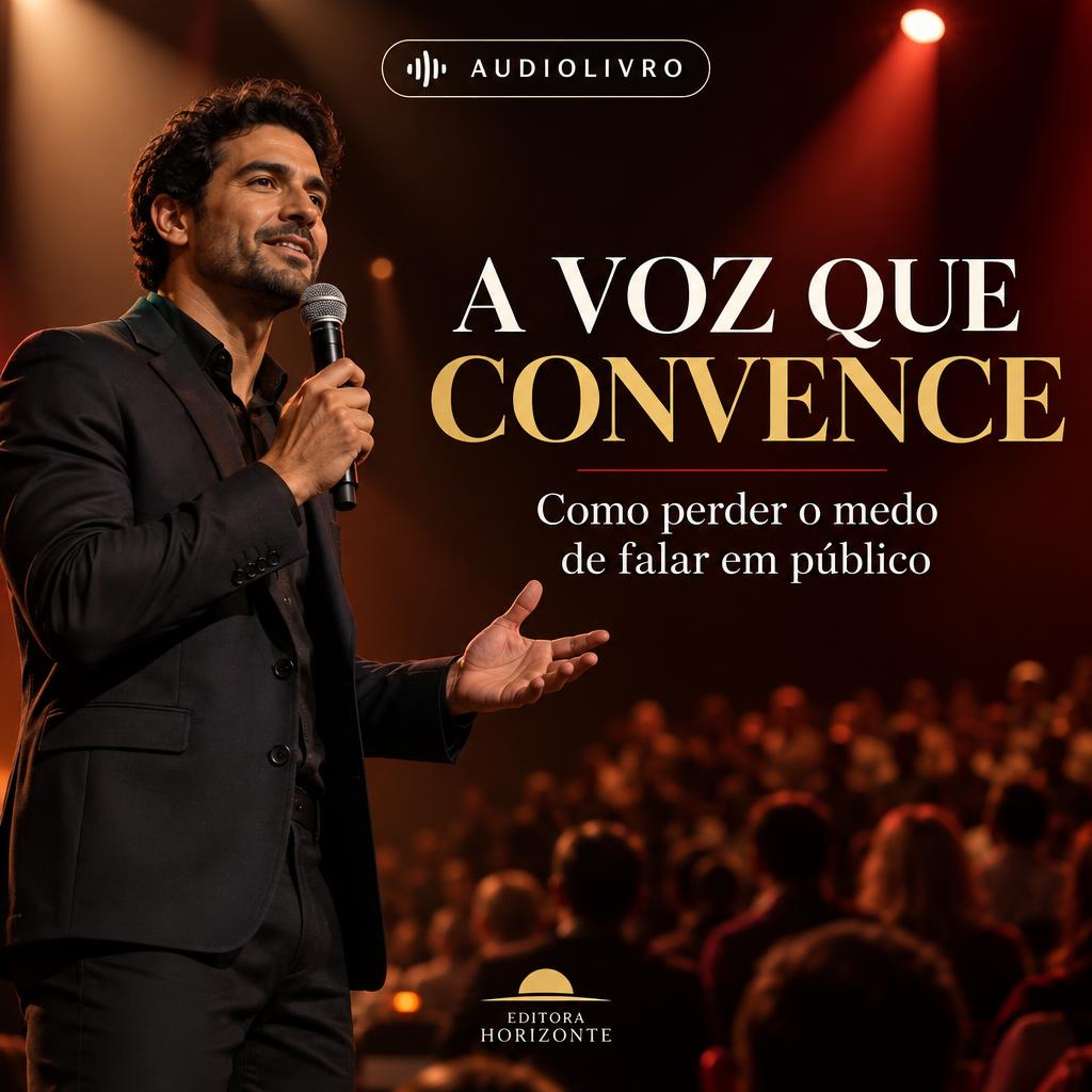 Capa do audiolivro A Voz que Convence