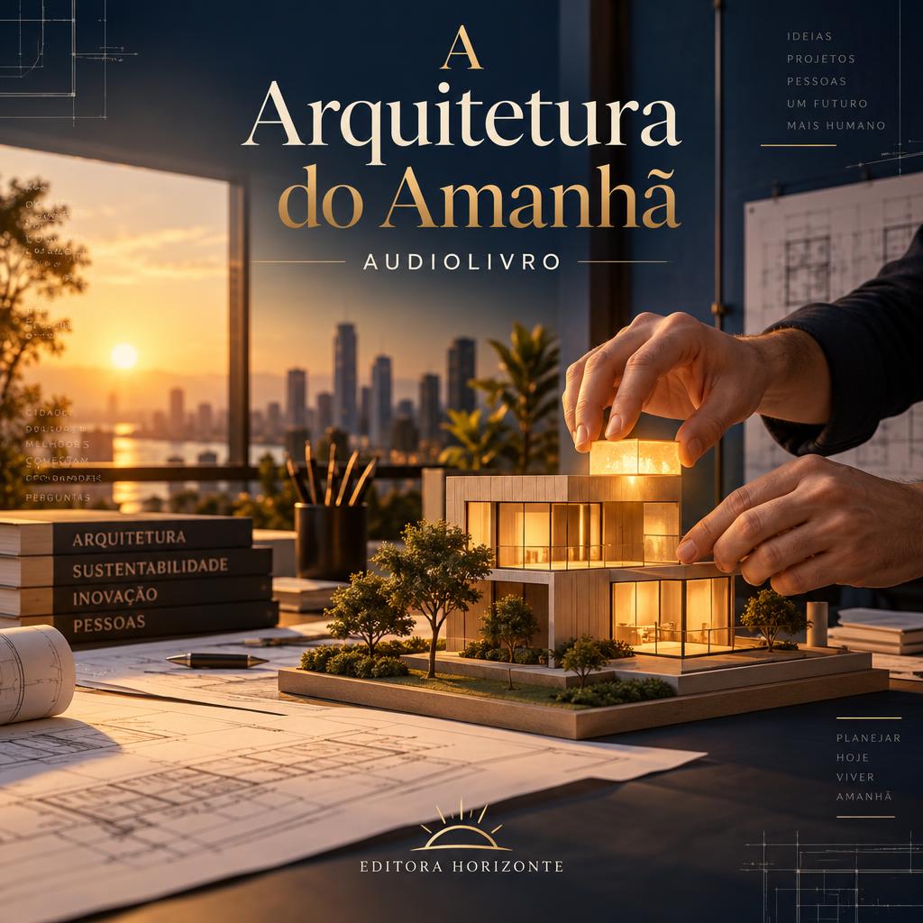 Capa do audiolivro A Arquitetura do Amanhã